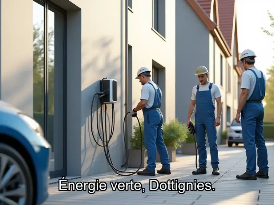 Installation de Bornes de Recharge 22kW à Dottignies