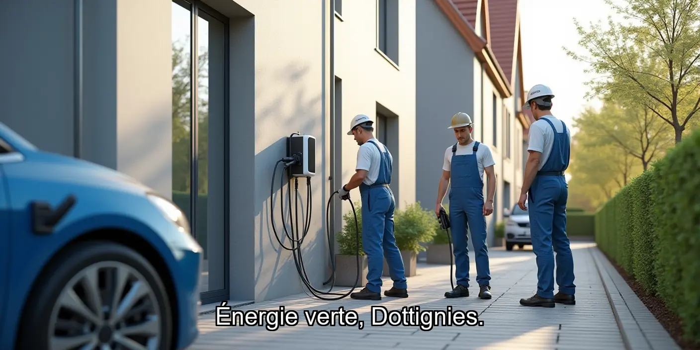 Installation de Bornes de Recharge 22kW à Dottignies