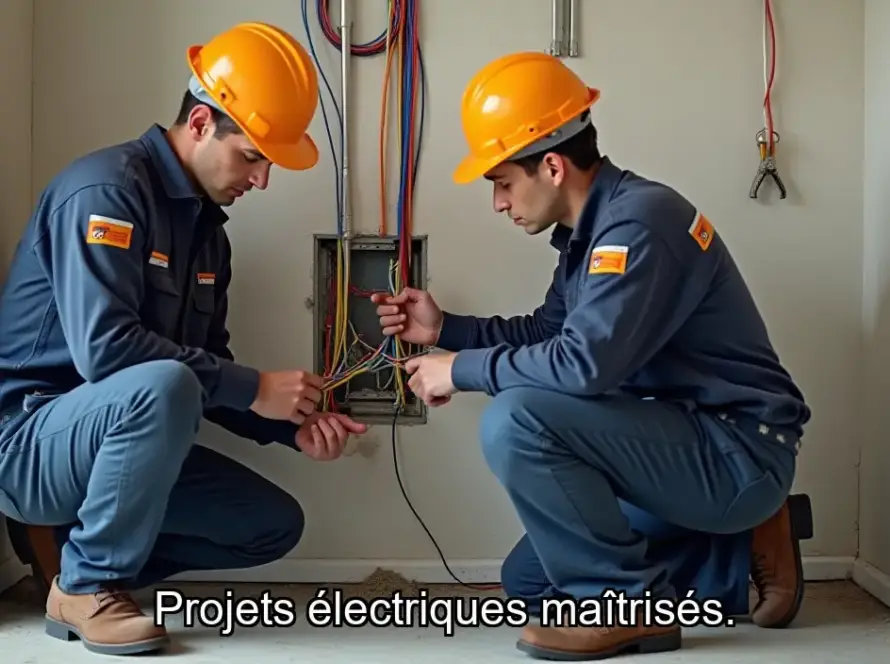 De la planification à la mise en œuvre : Un projet maîtrisé par nos experts en Électricité générale