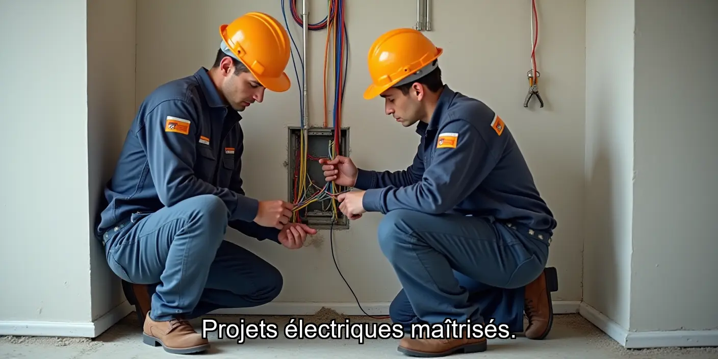 De la planification à la mise en œuvre : Un projet maîtrisé par nos experts en Électricité générale